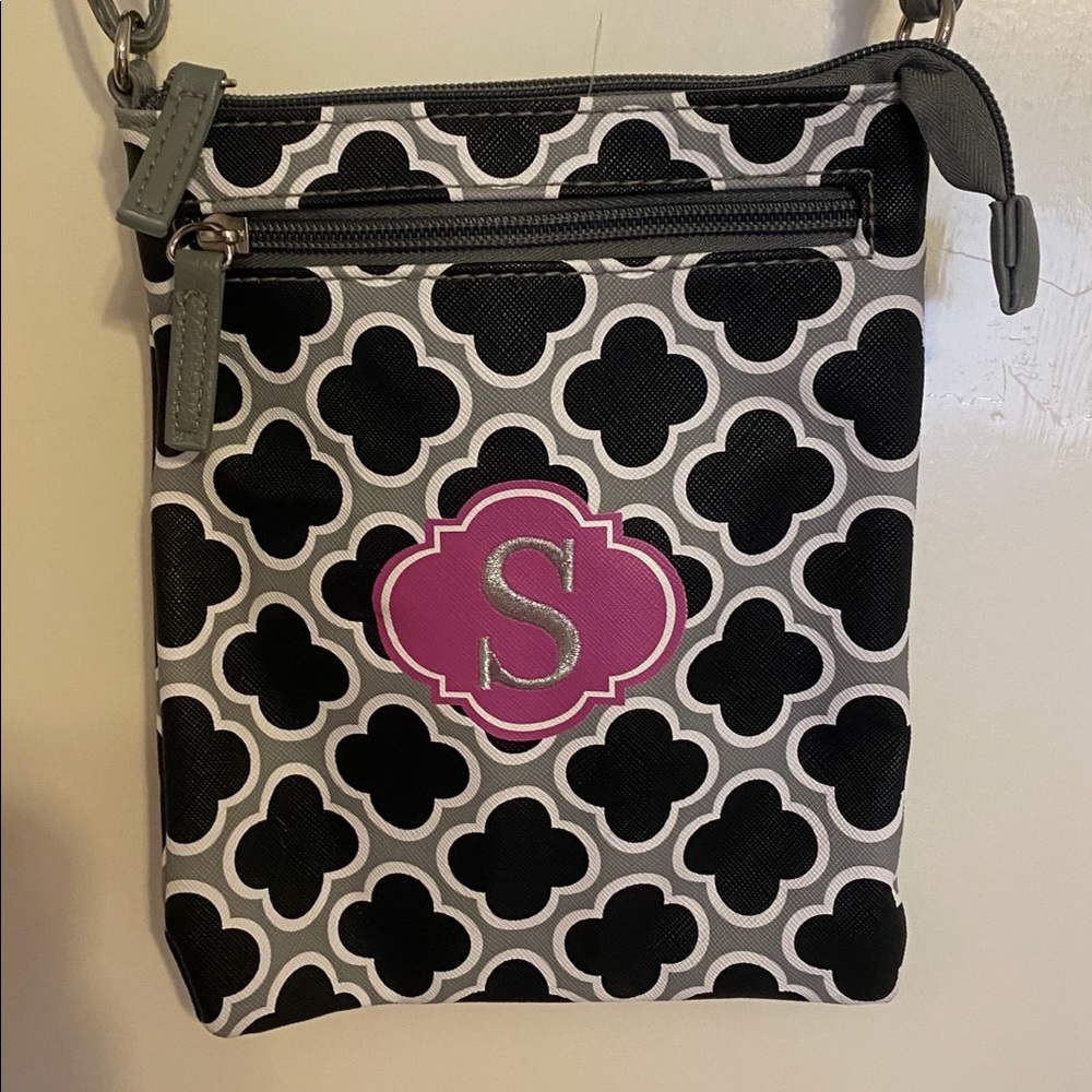 “S” initial purse